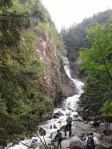 A waterfall in Skagway, Alaska