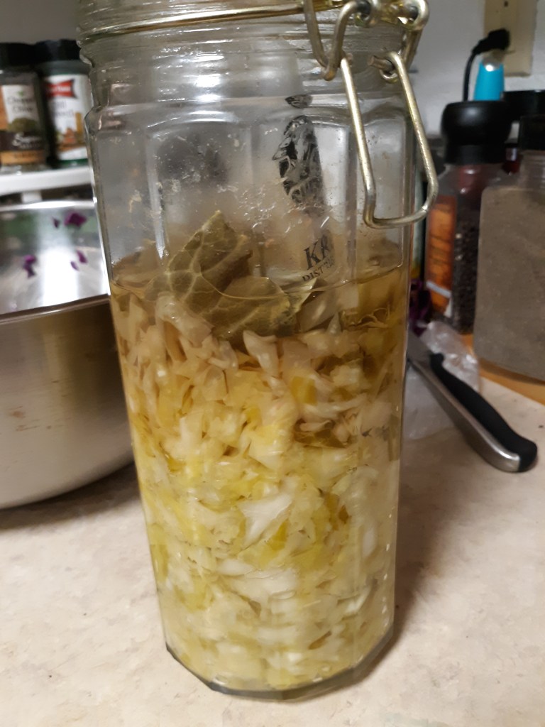 homemade sauerkraut