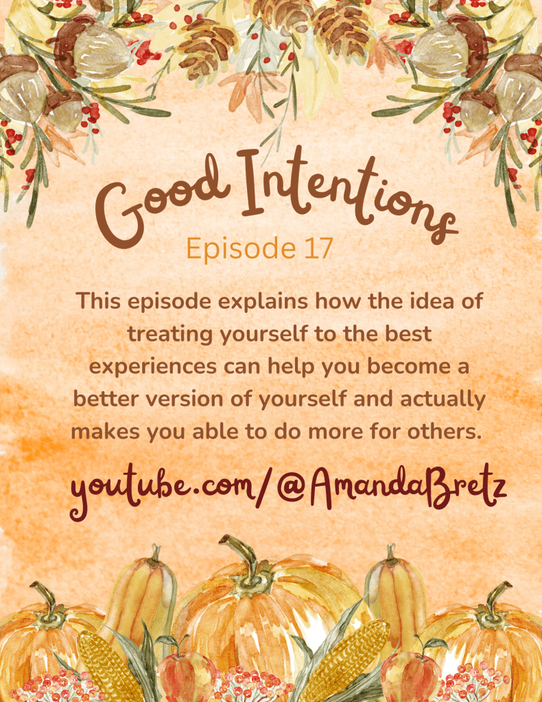 fall graphic with Good Intentions episode 17 summary